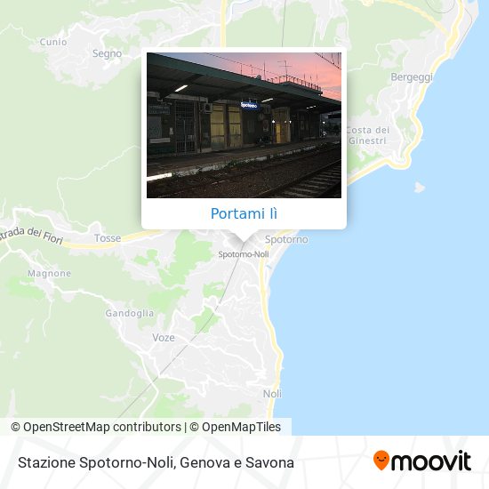 Mappa Stazione Spotorno-Noli