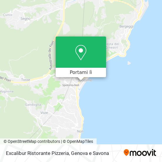 Mappa Excalibur Ristorante Pizzeria