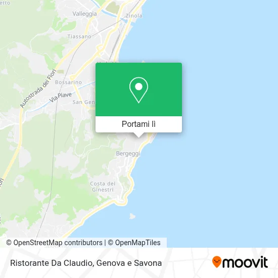 Mappa Ristorante Da Claudio