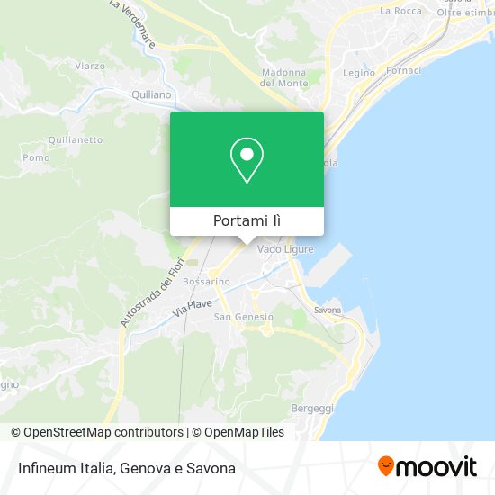 Mappa Infineum Italia