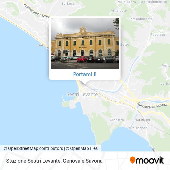 Mappa Stazione Sestri Levante