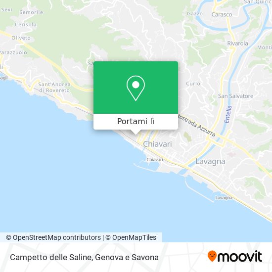 Mappa Campetto delle Saline