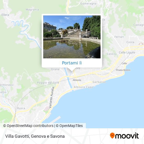 Mappa Villa Gavotti
