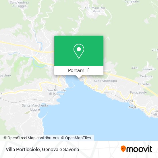Mappa Villa Porticciolo