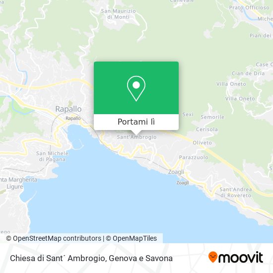 Mappa Chiesa di Sant´ Ambrogio