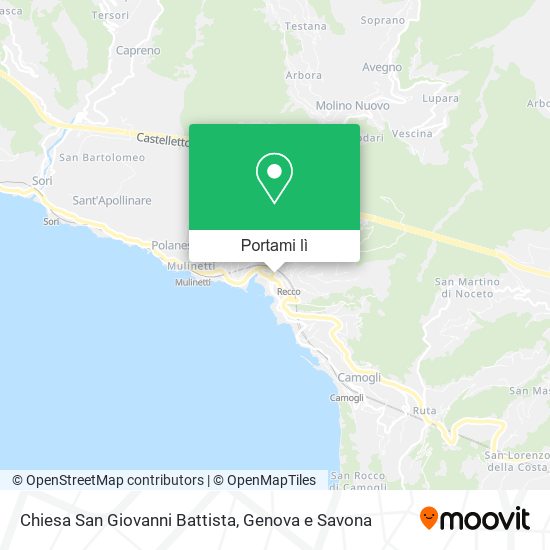 Mappa Chiesa San Giovanni Battista