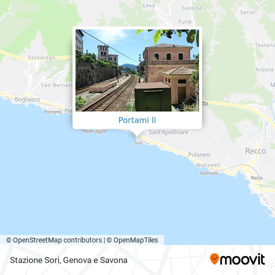 Mappa Stazione Sori