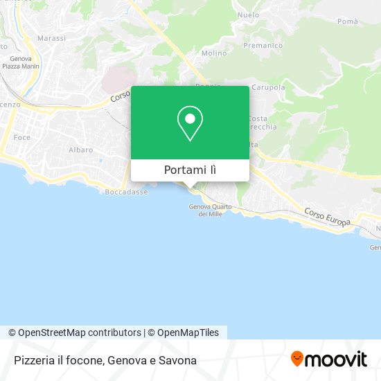 Mappa Pizzeria il focone