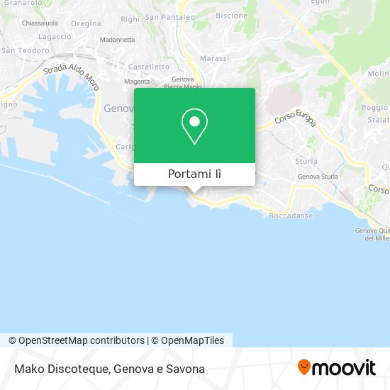 Mappa Mako Discoteque