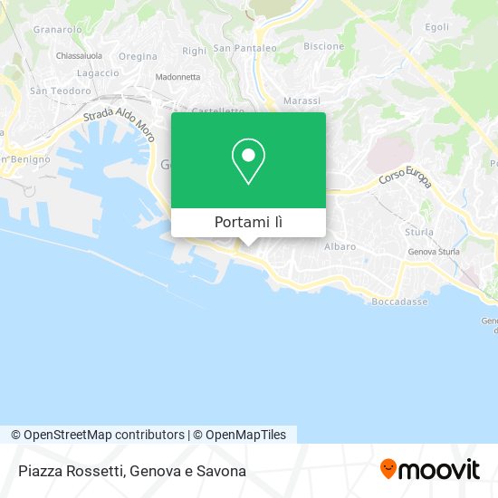 Mappa Piazza Rossetti