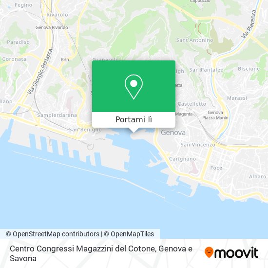 Mappa Centro Congressi Magazzini del Cotone