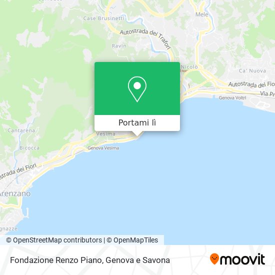 Mappa Fondazione Renzo Piano