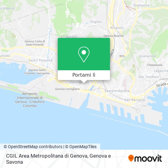 Mappa CGIL Area Metropolitana di Genova