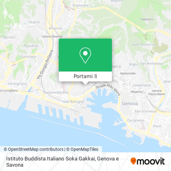 Mappa Istituto Buddista Italiano Soka Gakkai