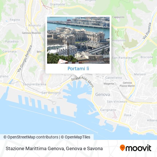 Mappa Stazione Marittima Genova