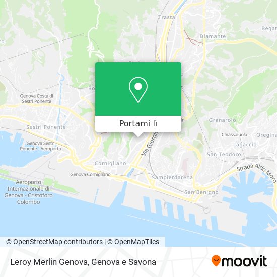 Mappa Leroy Merlin Genova