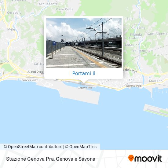 Mappa Stazione Genova Pra