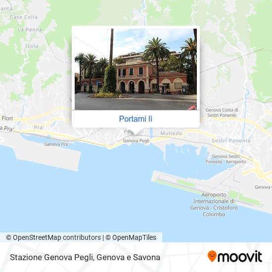 Mappa Stazione Genova Pegli