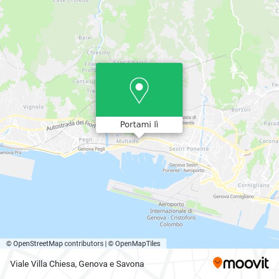 Mappa Viale Villa Chiesa