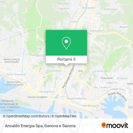 Mappa Ansaldo Energia Spa