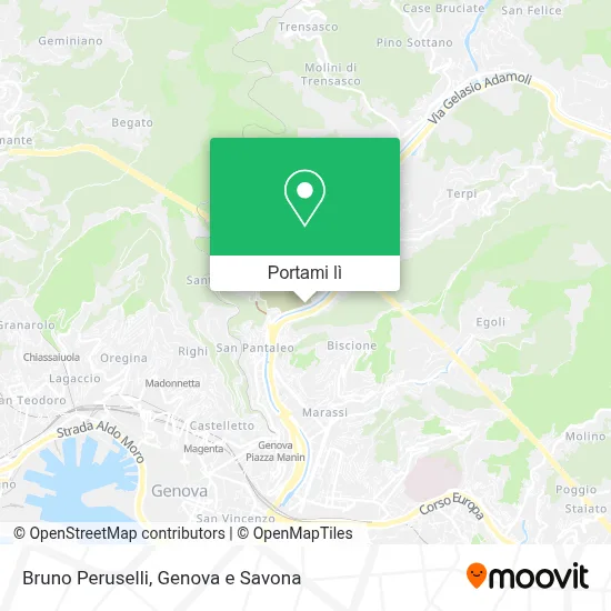 Mappa Bruno Peruselli