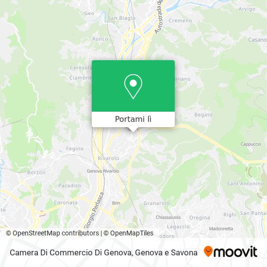 Mappa Camera Di Commercio Di Genova