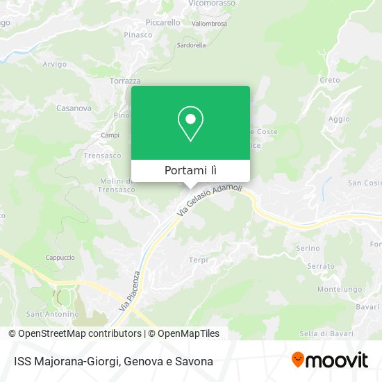 Mappa ISS Majorana-Giorgi