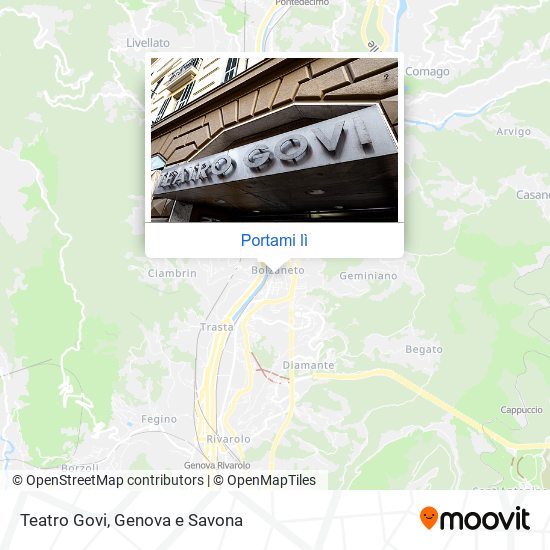 Mappa Teatro Govi