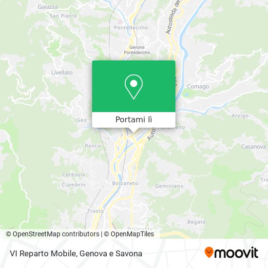 Mappa VI Reparto Mobile
