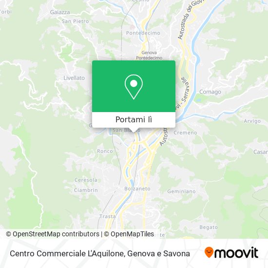 Mappa Centro Commerciale L'Aquilone