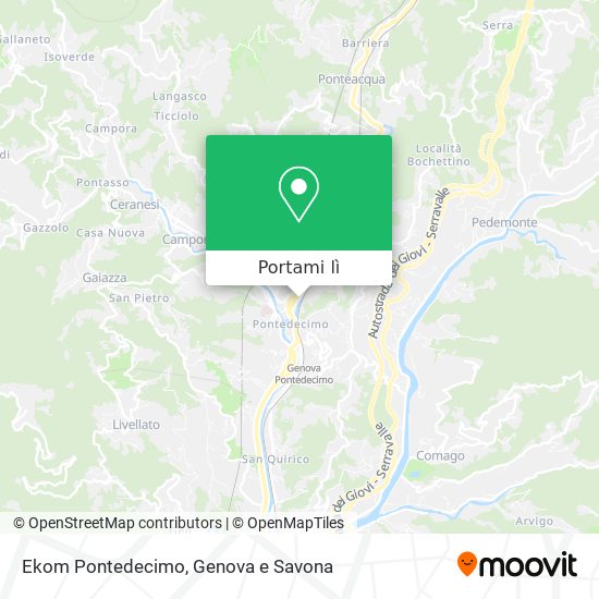 Mappa Ekom Pontedecimo