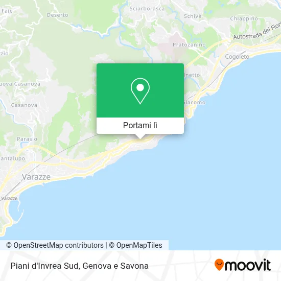 Mappa Piani d'Invrea Sud