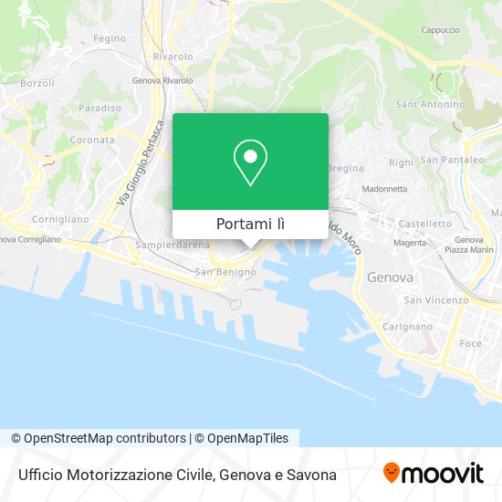 Mappa Ufficio Motorizzazione Civile