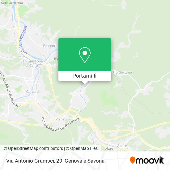 Mappa Via Antonio Gramsci, 29