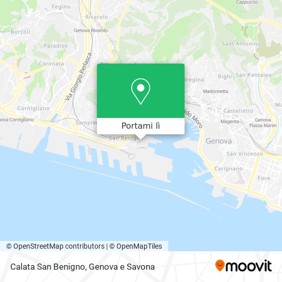 Mappa Calata San Benigno