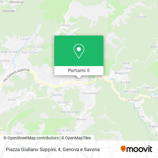 Mappa Piazza Giuliano Suppini, 4