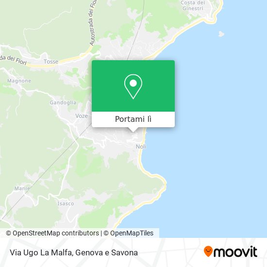 Mappa Via Ugo La Malfa