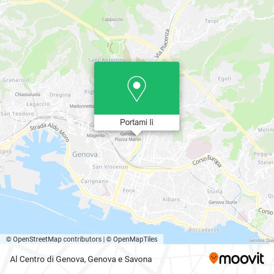 Mappa Al Centro di Genova