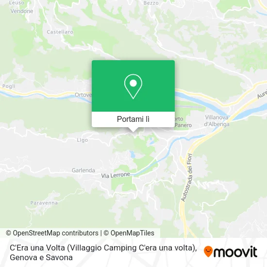 Mappa C'Era una Volta (Villaggio Camping C'era una volta)