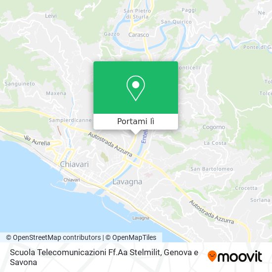 Mappa Scuola Telecomunicazioni Ff.Aa Stelmilit