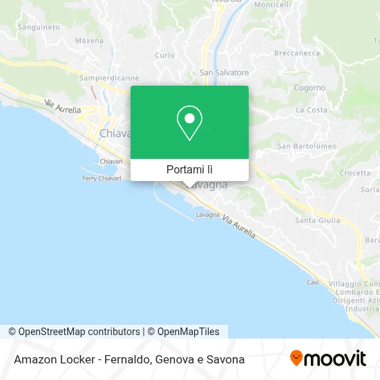 Mappa Amazon Locker - Fernaldo