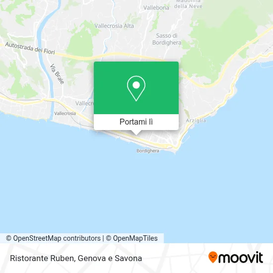 Mappa Ristorante Ruben