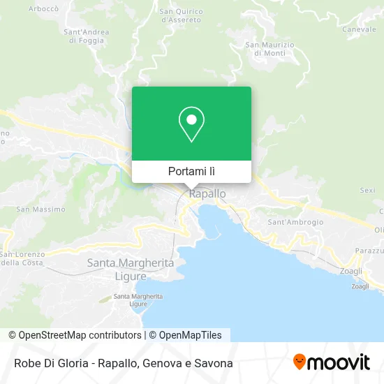 Mappa Robe Di Gloria - Rapallo