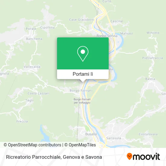 Mappa Ricreatorio Parrocchiale