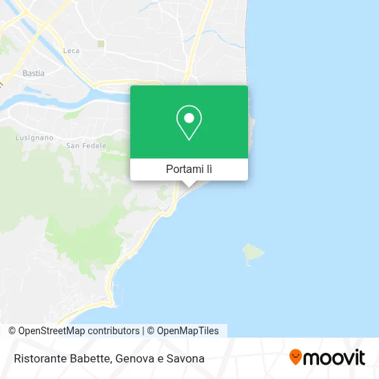 Mappa Ristorante Babette