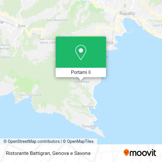 Mappa Ristorante Battigran