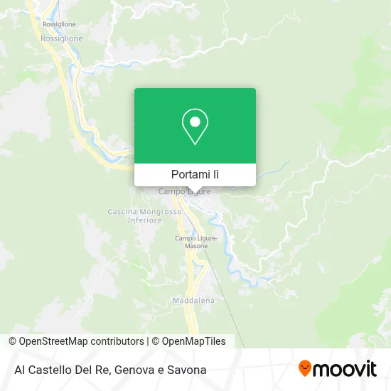 Mappa Al Castello Del Re