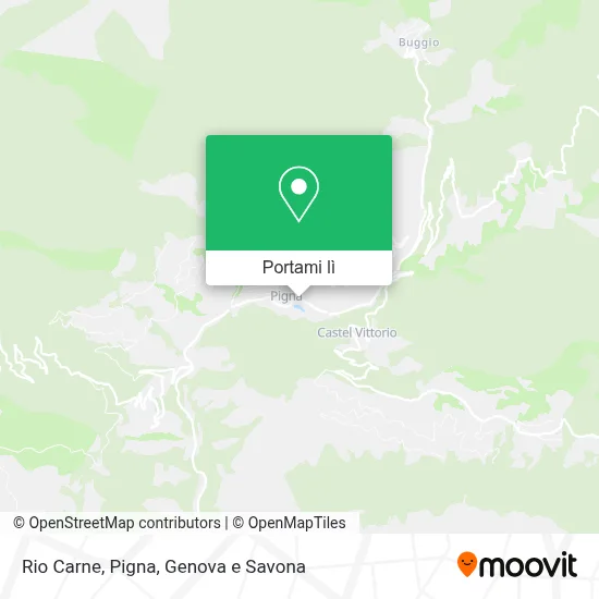 Mappa Rio Carne, Pigna