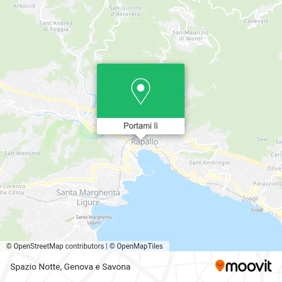 Mappa Spazio Notte