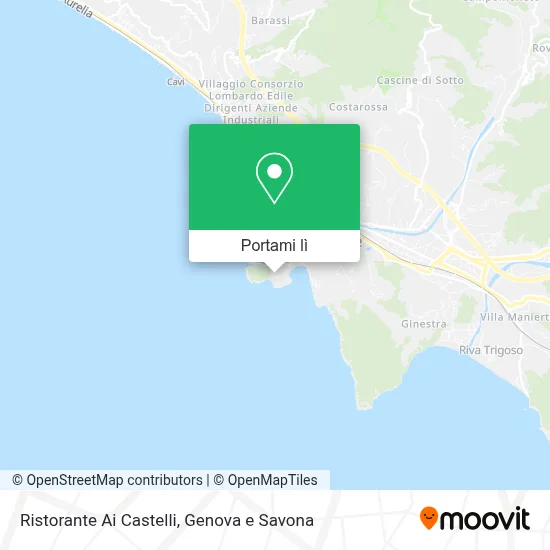 Mappa Ristorante Ai Castelli